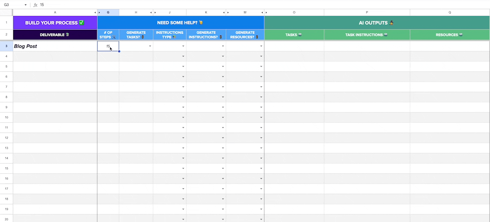 AI-Powered Process Builder