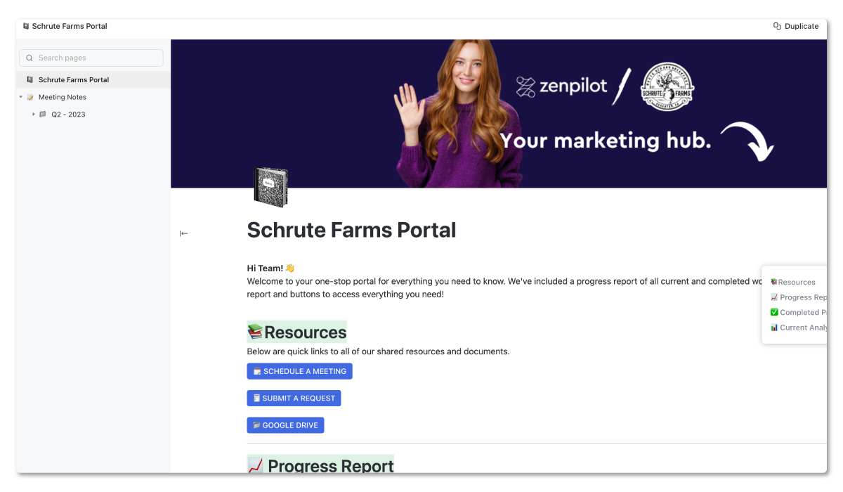 ClickUp Client Portal