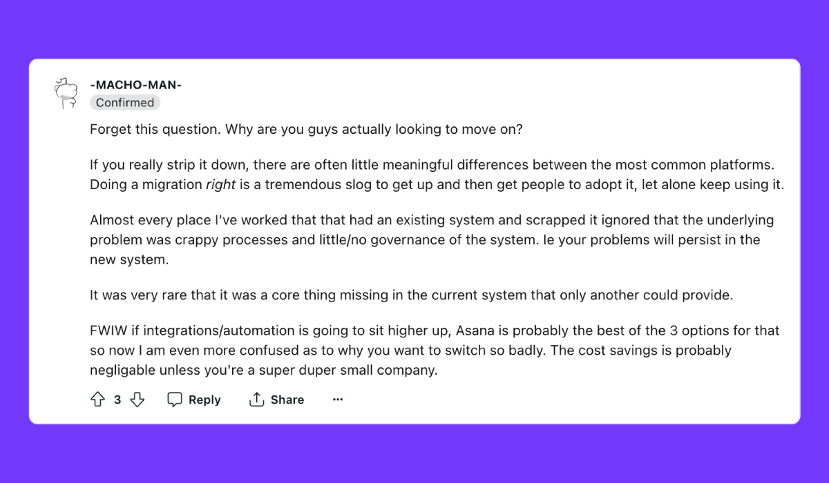 ClickUp vs. Monday.com Reddit Thread