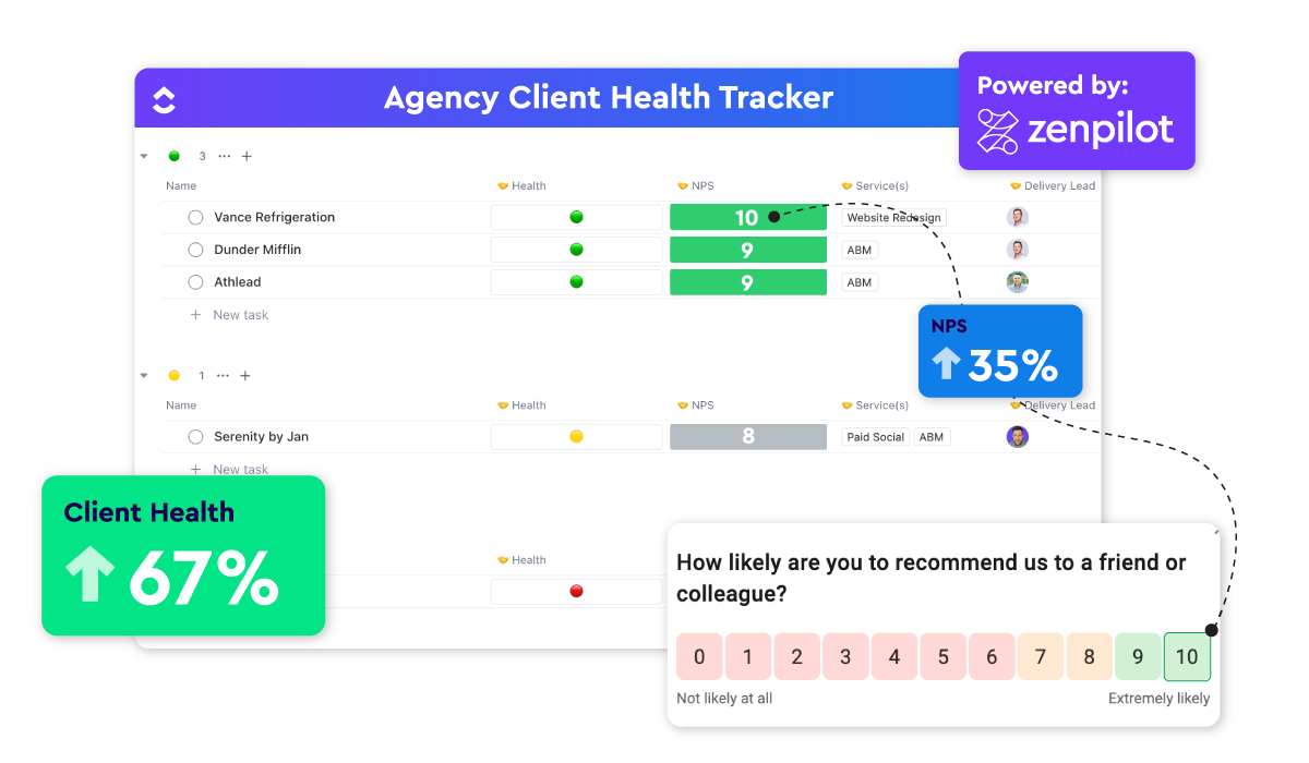 Client Health Tracker