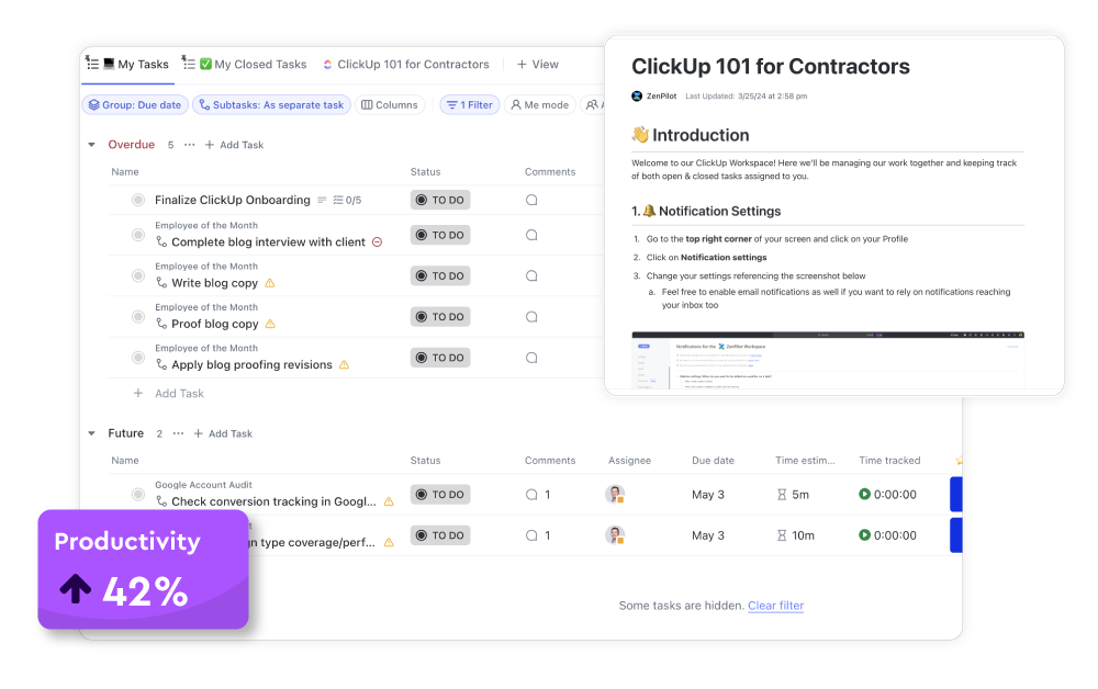 Simplify Your Contractors ClickUp Experience