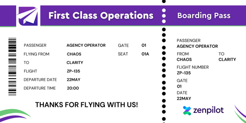 First Class Operations Banner