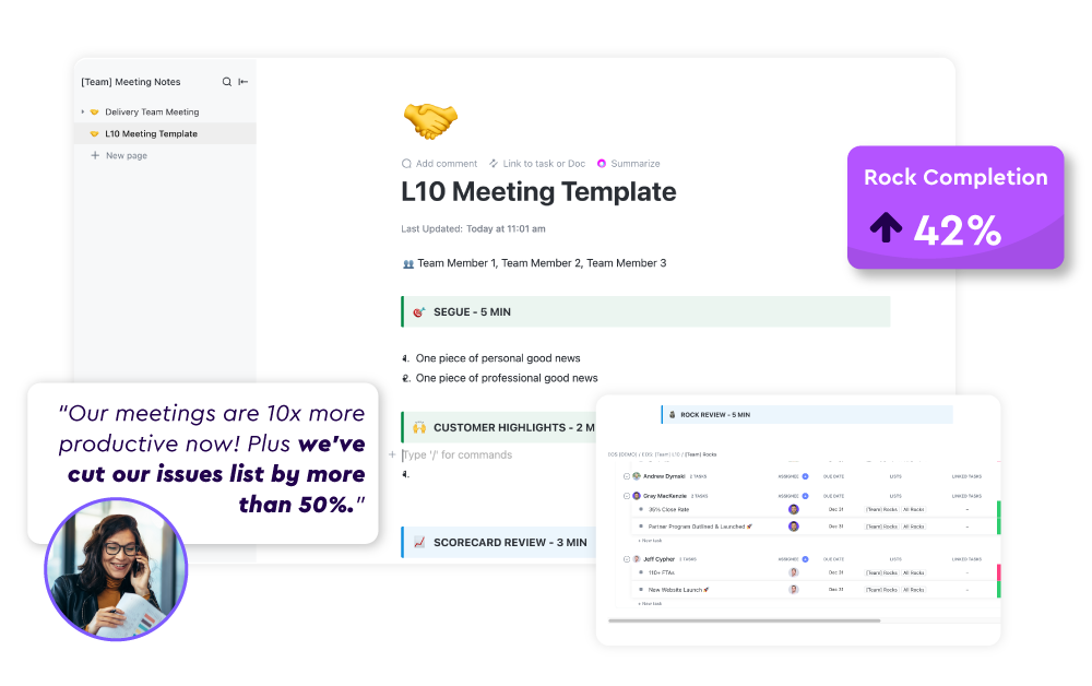 L10 Meeting™ Agenda Template