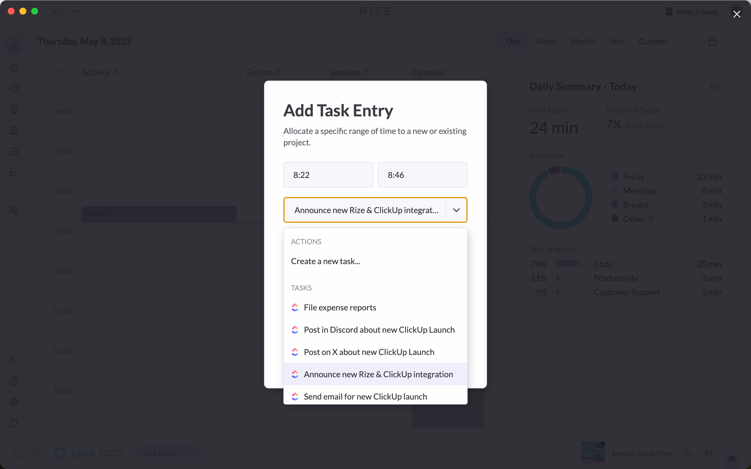 rize-clickup-integration