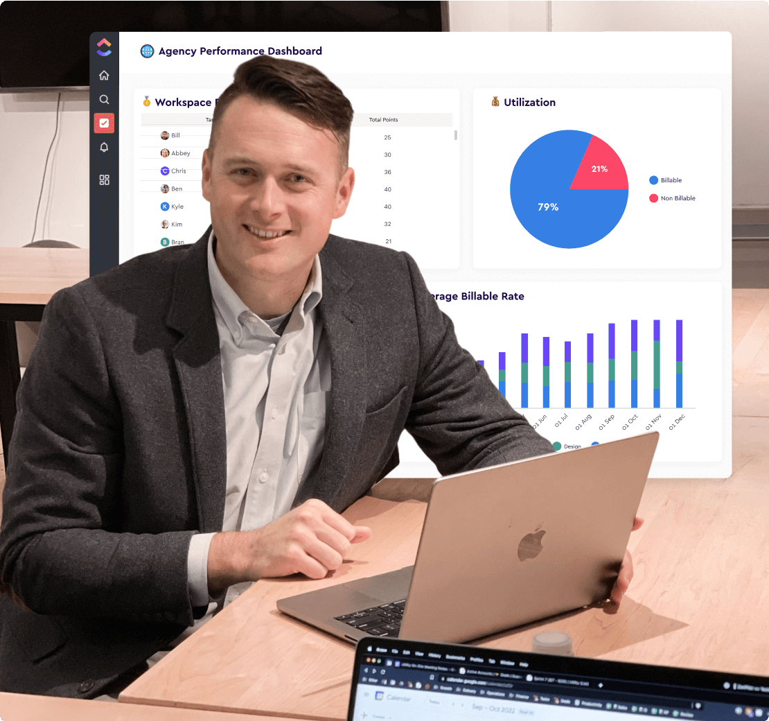 Man with laptop