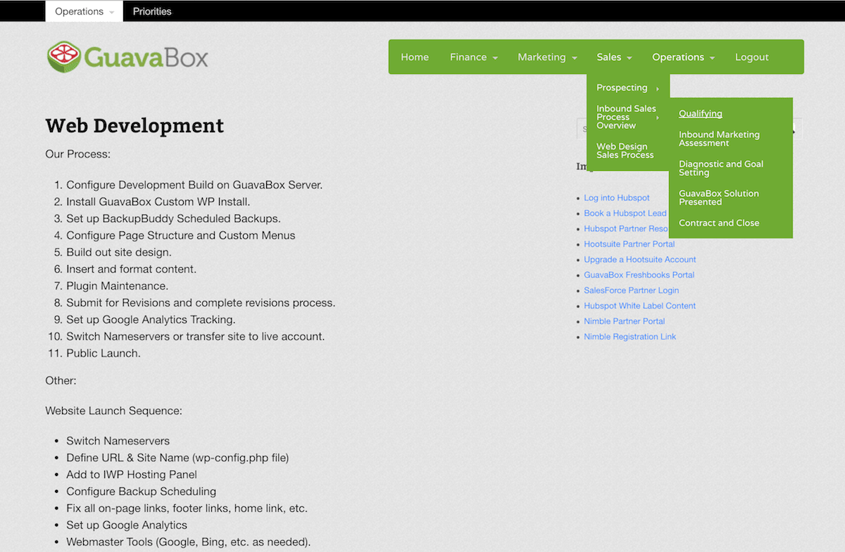 GuavaBox Operations Hub (Old Screenshot)