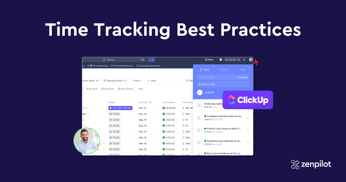 ClickUp Time Tracking Best Practices for Agencies