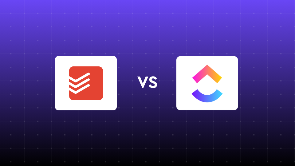 ClickUp vs Todoist: Personal Task List or Team Operating System?