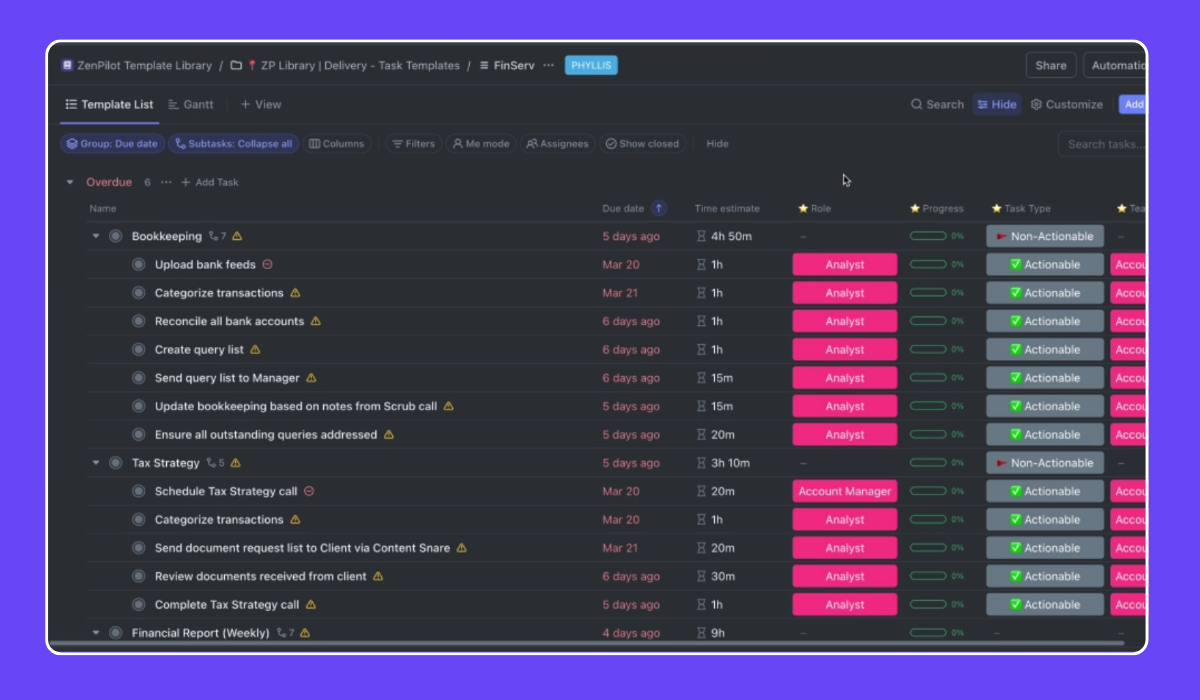 ClickUp for Accounting Firms_ Process Templates