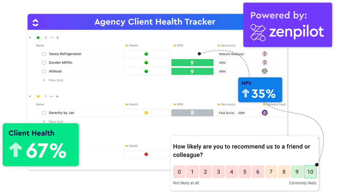 Agency Client Health Tracker
