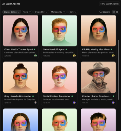ZenPilot's certified ClickUp Super Agents - AI-powered teammates for your workspace